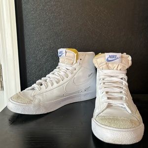 Lightly used - All White Nike Mid Blazers